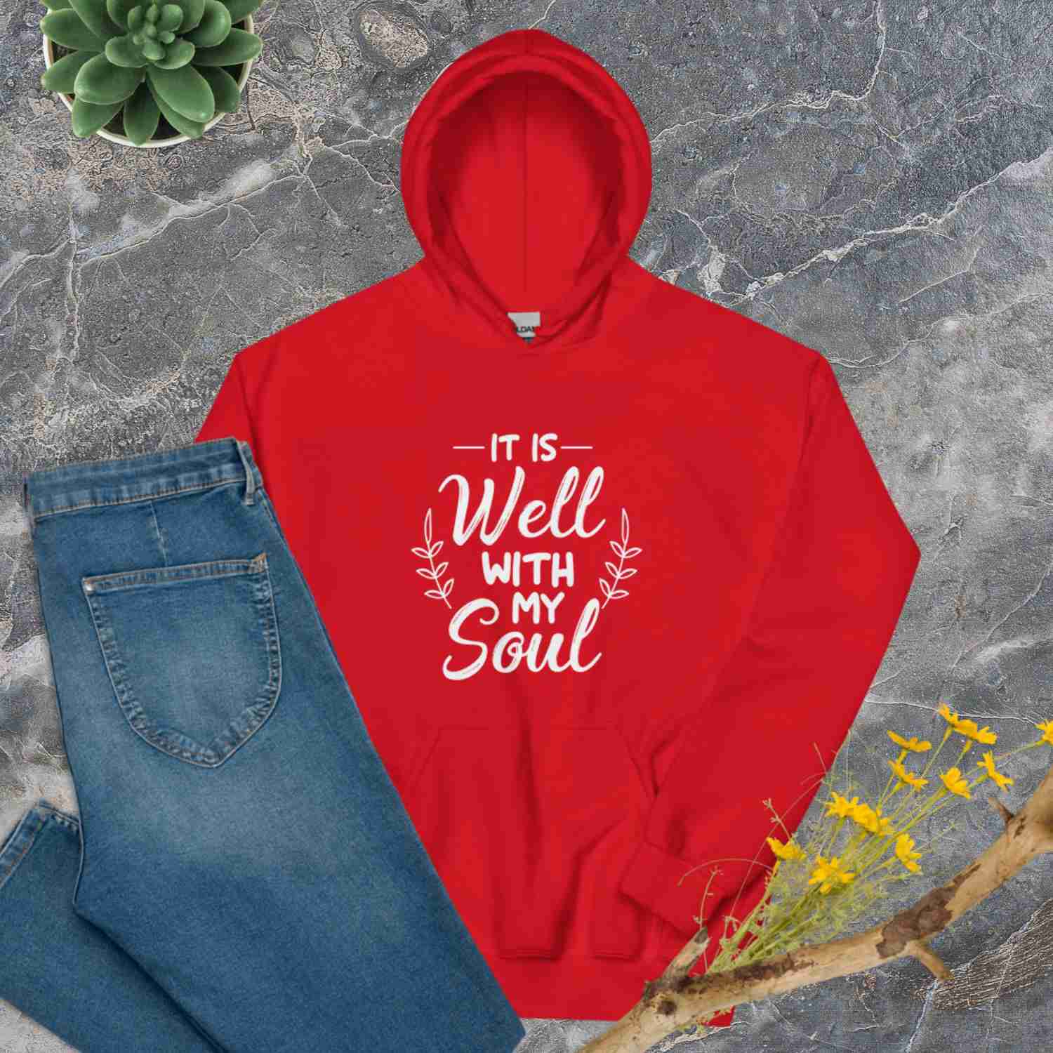 F&H Christian It Is Well With My Soul Women's Hoodie - Soft & Stylish