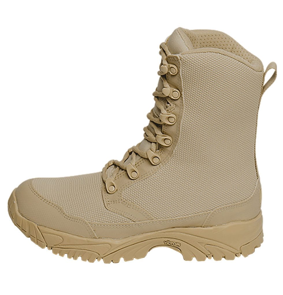 ALTAI Tan Combat Waterproof 8 Boots (MFM100) - Military Style Lightweight & Breathable