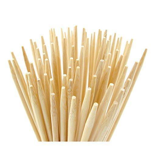 Bamboo Marshmallow Roasting Sticks - 110 Pieces, 36 Inch, 5mm Thick, Eco-Friendly