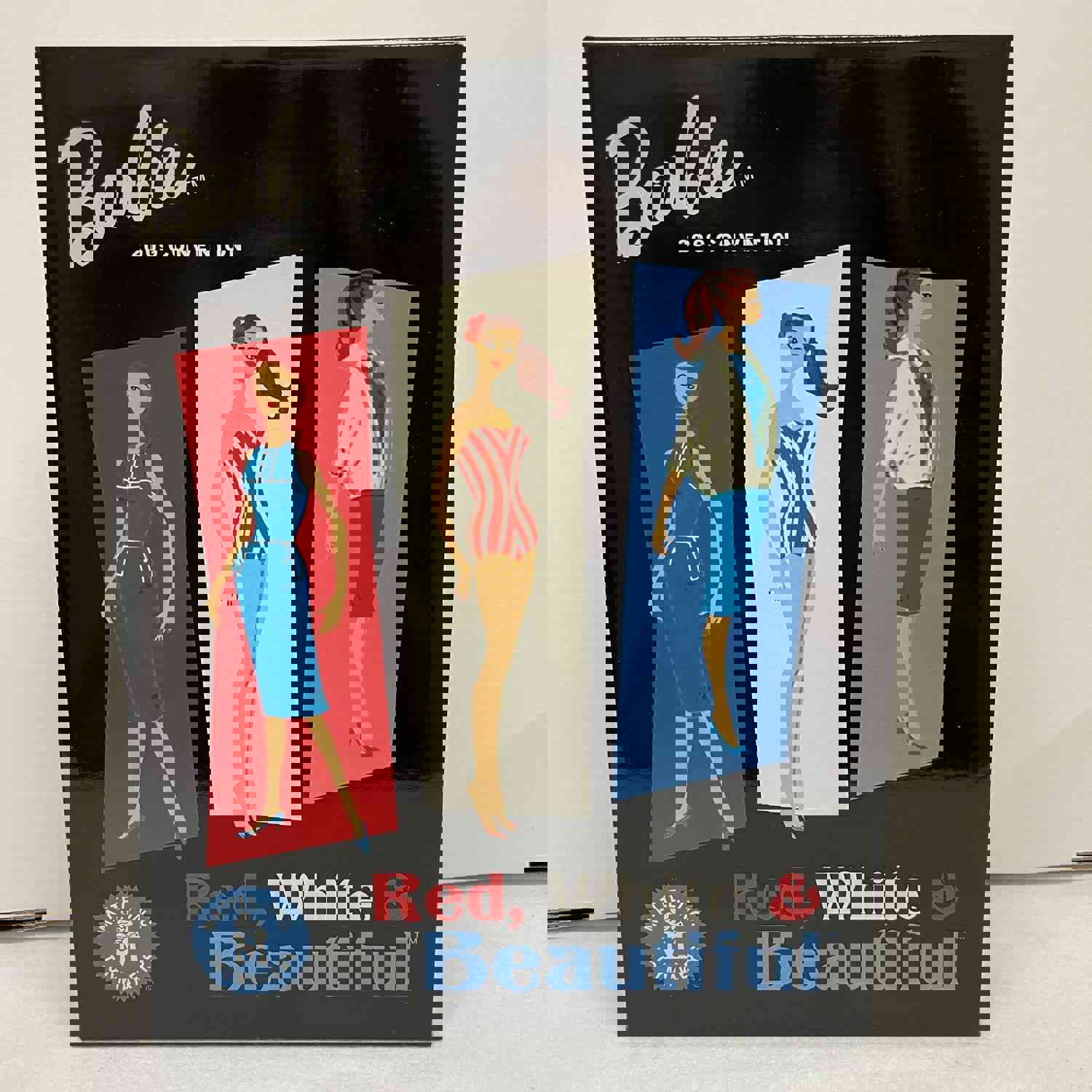 Barbie 2009 Convention Red, White And Beautiful Barbie Gift Set 50th Anniversary