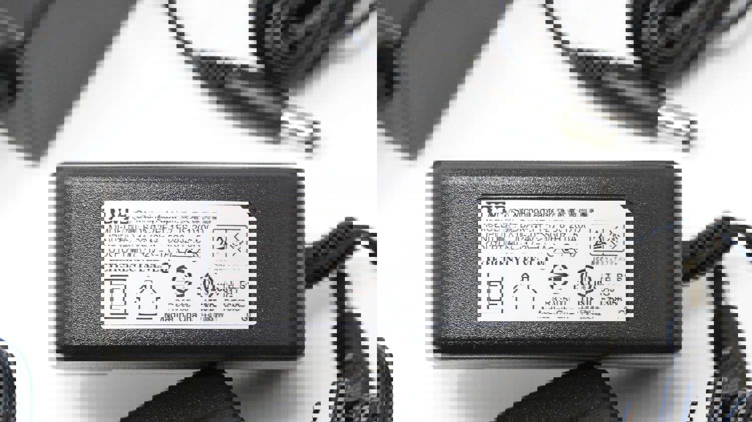 DVE AC Power Supply 12V 1A for Surveillance Cameras and Electronic Devices (UL Approved)