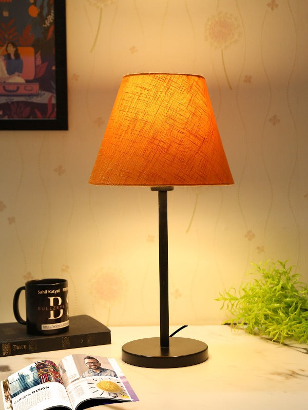 BTR CRAFTS Black Metal Table Lamp Set of 2 (Bulb not Included)