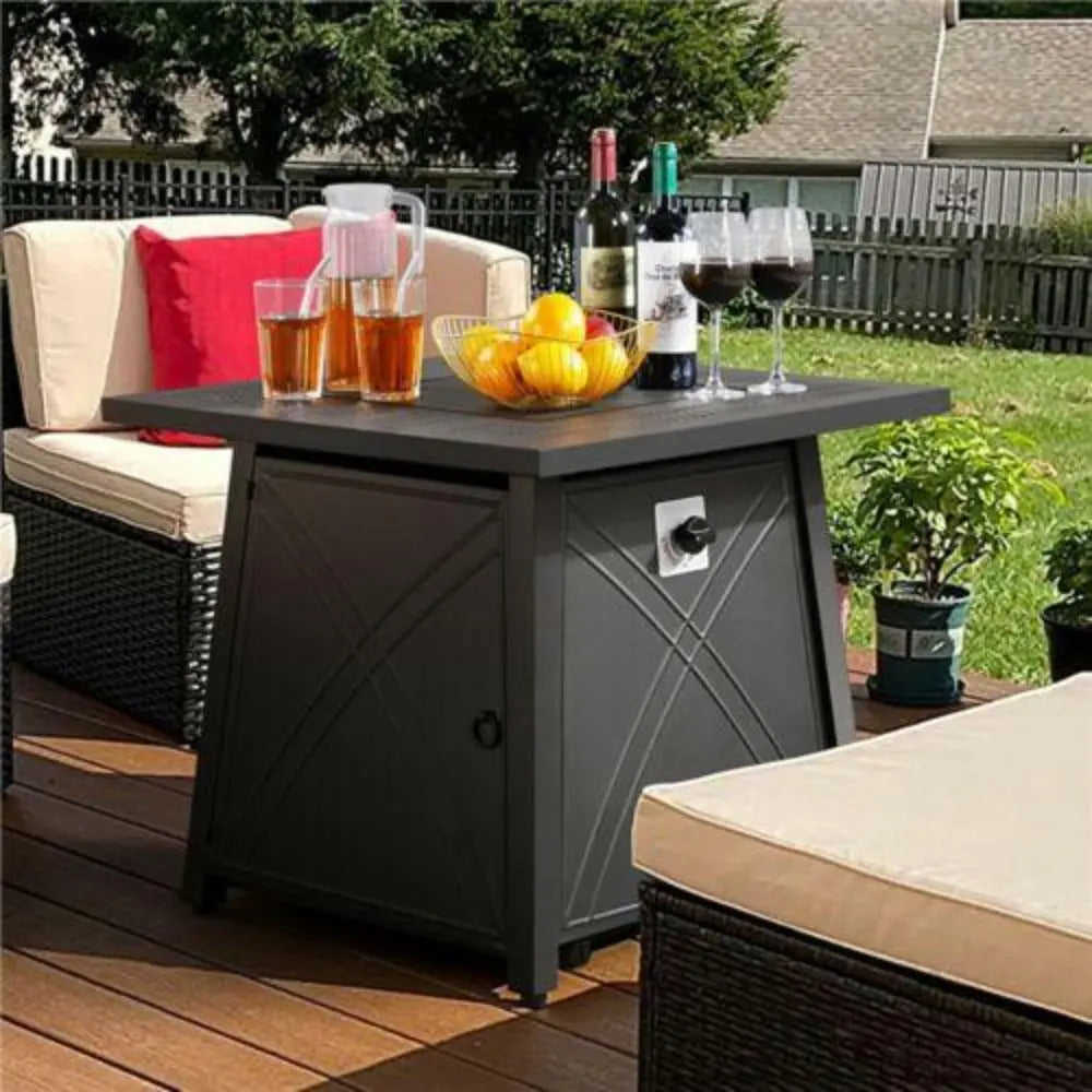 Propane Fire Pit 40000BTU - Outdoor Stone Fire Pit - Outland Fire Pit