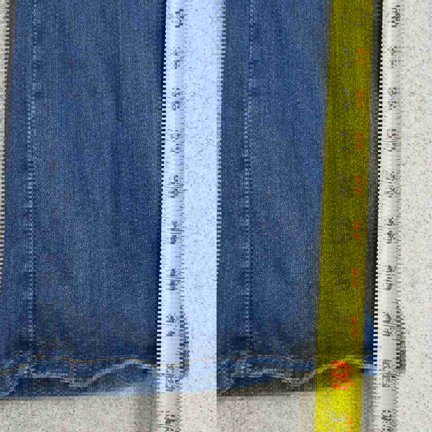 Levi's Men's Blue Straight Leg Denim Jeans - W38XL34
