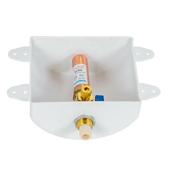 Eastman Ice Maker Outlet Box with Hammer Arrestor – 1/2 in. CPVC