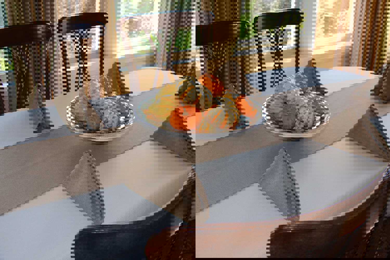 Natural 13 x 120 Havana Table Runner with Square Ends