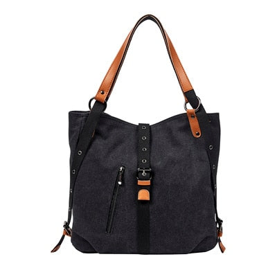 DIDABEAR Canvas Tote Bag for Women - Large Capacity Casual Shoulder Bag