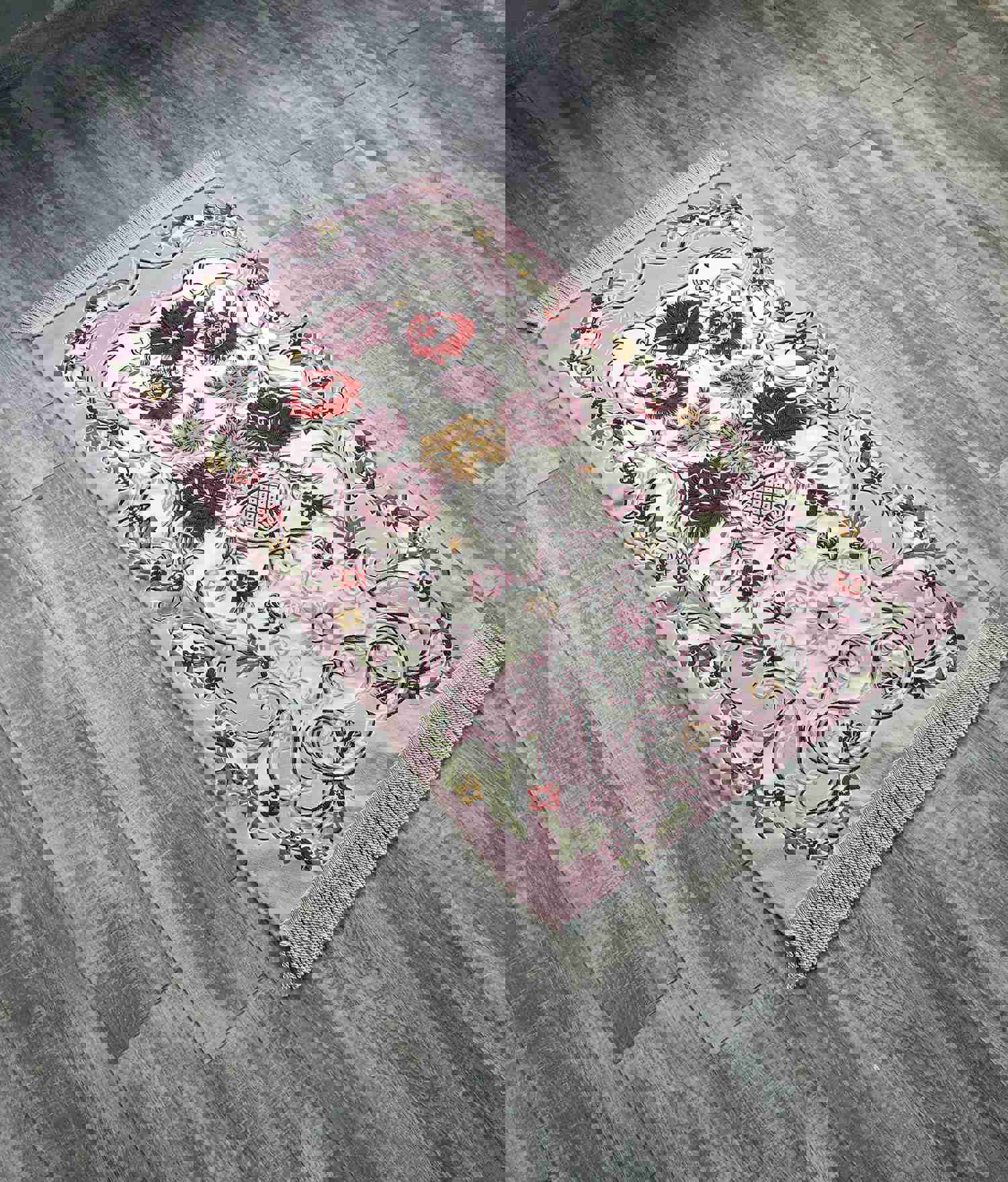 Roses Prayer Mat with Tasbeeh - Premium Wedding and Islamic Gift