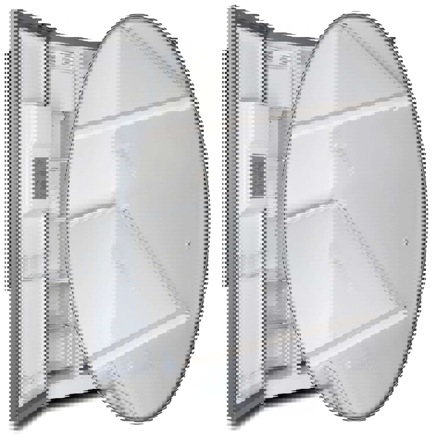 Forno Salerno 36 In. Side by Side 20 Cu.Ft. Stainless Steel Refrigerator with Ice Maker