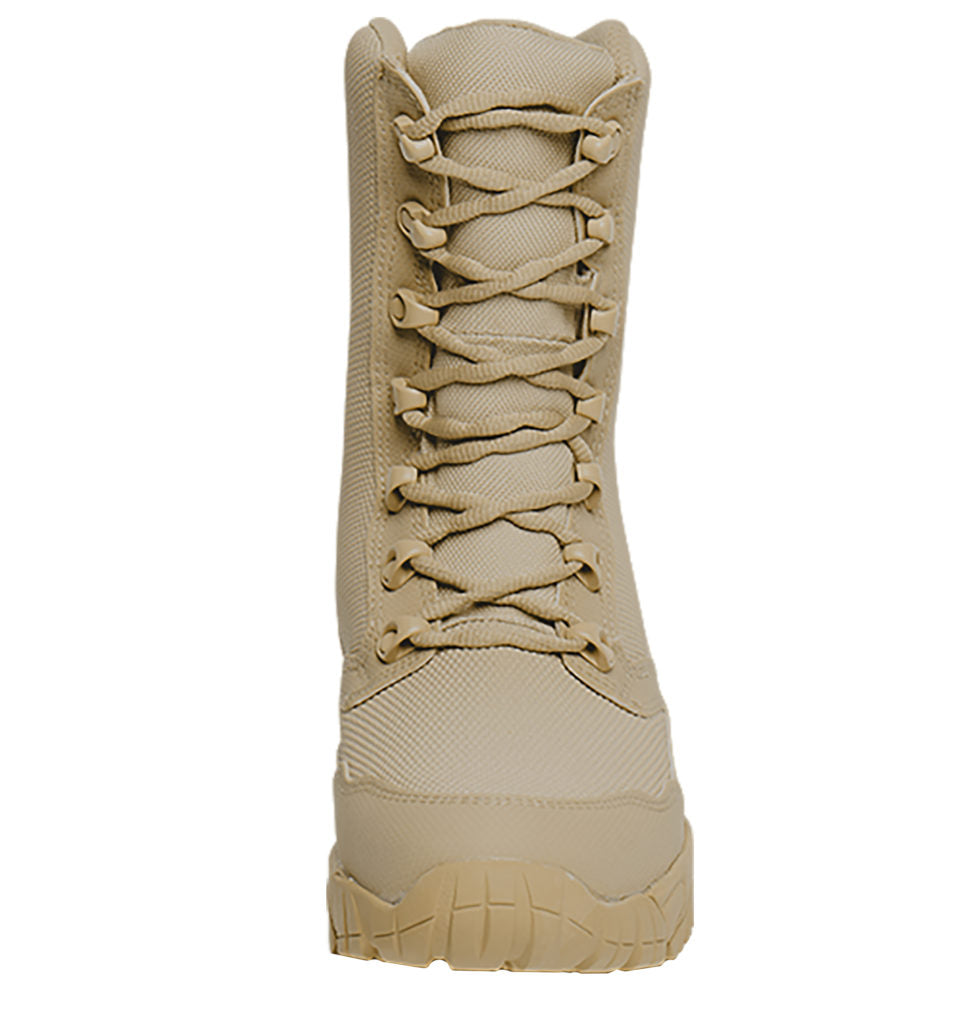 ALTAI Tan Combat Waterproof 8 Boots (MFM100) - Military Style Lightweight & Breathable
