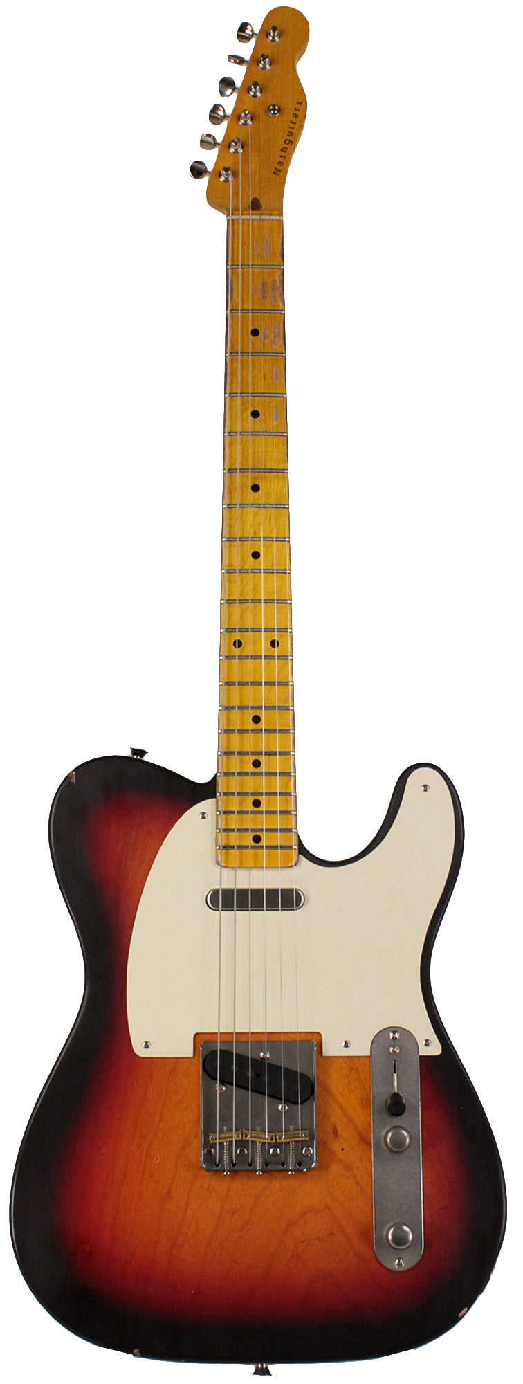 Nash T-57 Guitar, 3-Tone Sunburst, Light Aging - Vintage Styled Tele Model