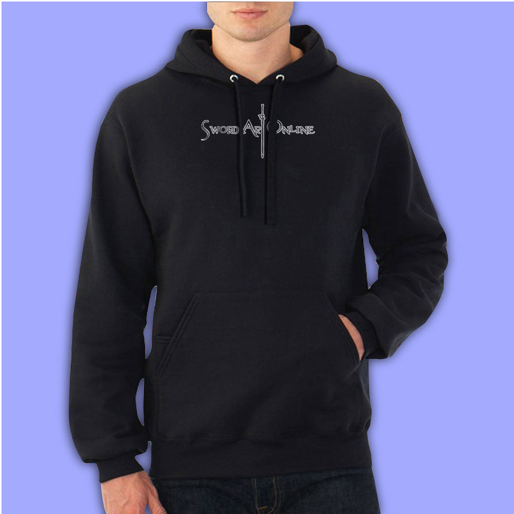 Sword Art Online Kirito Men's Hoodie with Logo Design