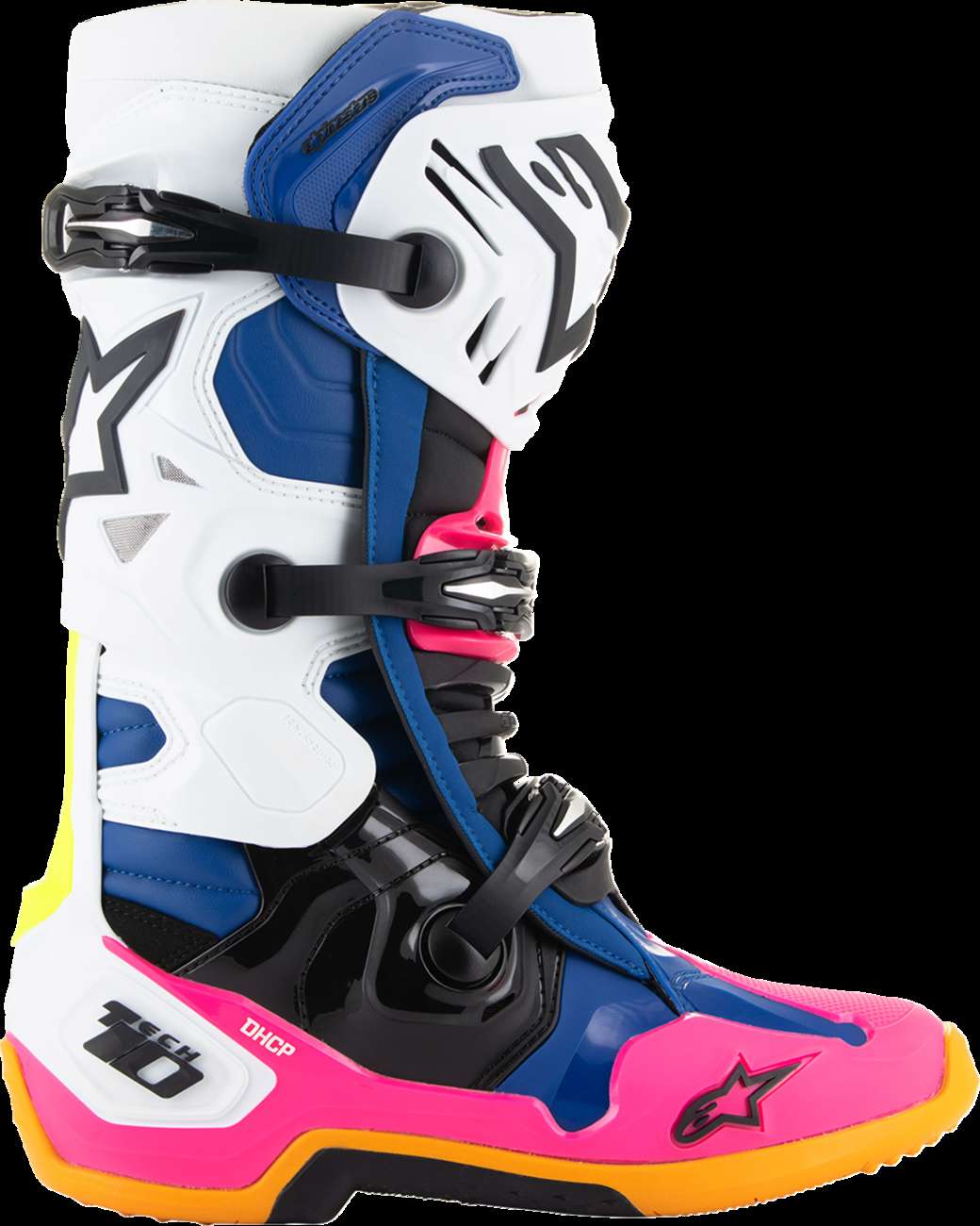 ALPINESTARS Daytona Coast Limited Edition Tech 10 Boots - White/Blue/Pink - US 8