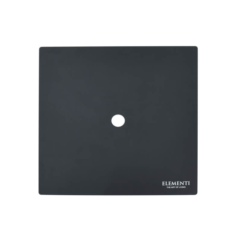 Elementi Plus Roraima Slate Black Square Concrete Fire Pit Table - OFG411SL
