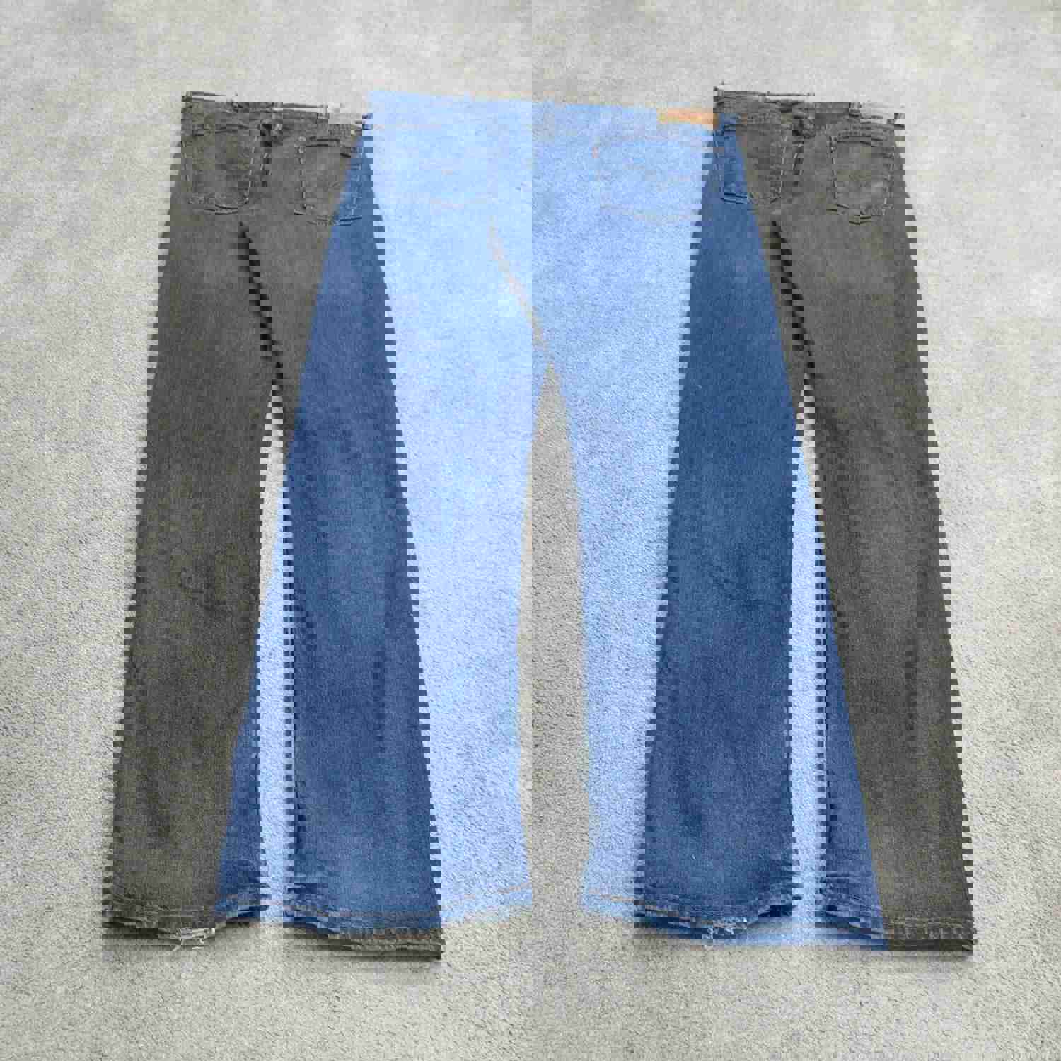 Levi's Men's Blue Straight Leg Denim Jeans - W38XL34