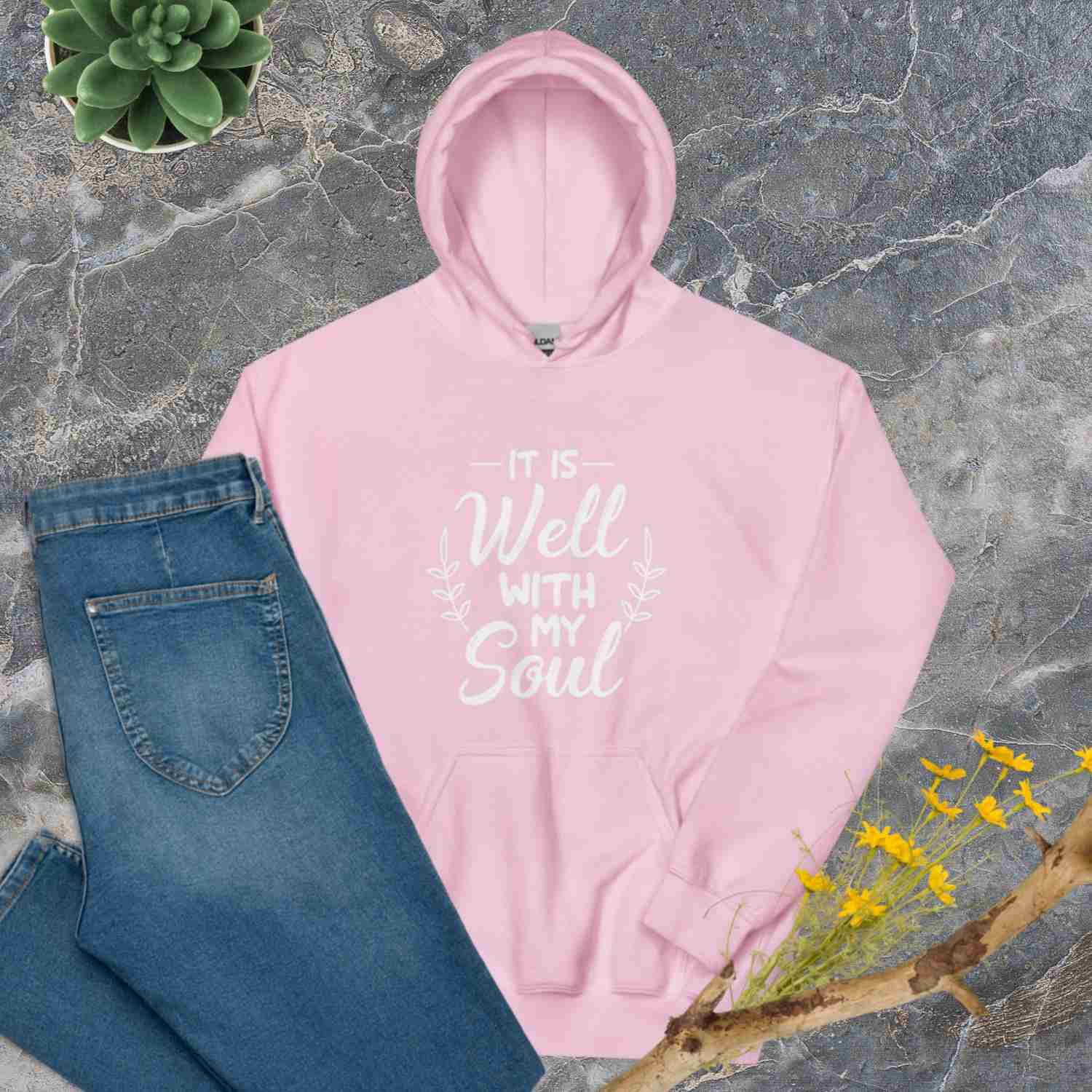 F&H Christian It Is Well With My Soul Women's Hoodie - Soft & Stylish