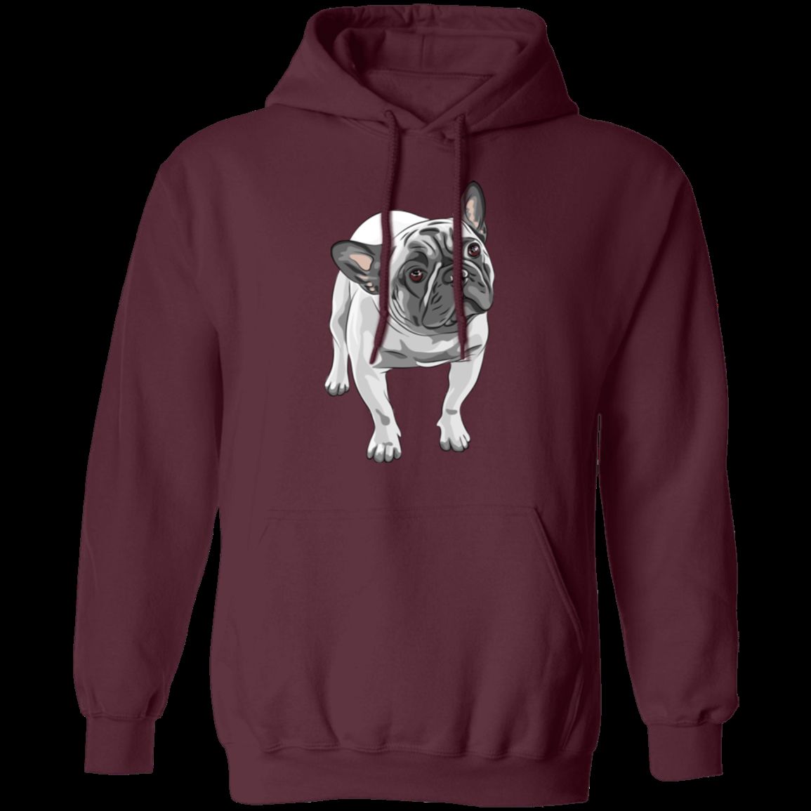 FUNNY ENGLISH BULLDOG Pullover Hoodie - 8 oz Unisex Sweatshirt