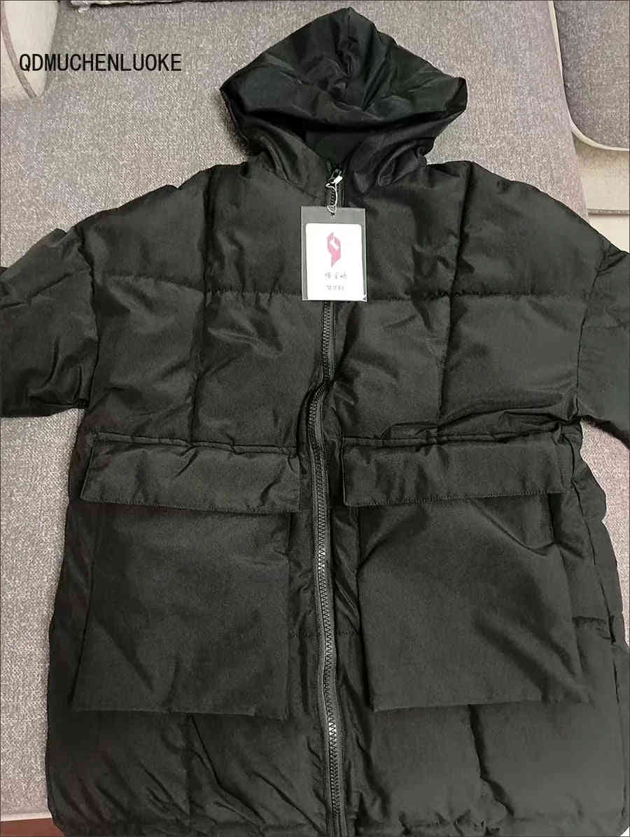 Nukty Winter Jacket for Women - Korean Style Fashion Loose Long Sleeved Hooded Parka
