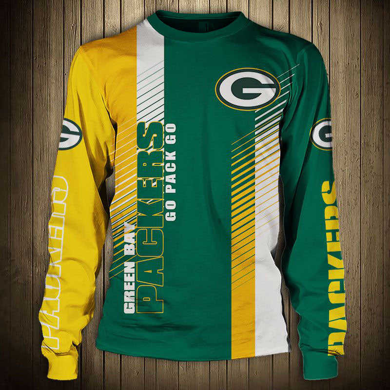 Women’s Green Bay Packers Stripe Sweatshirt