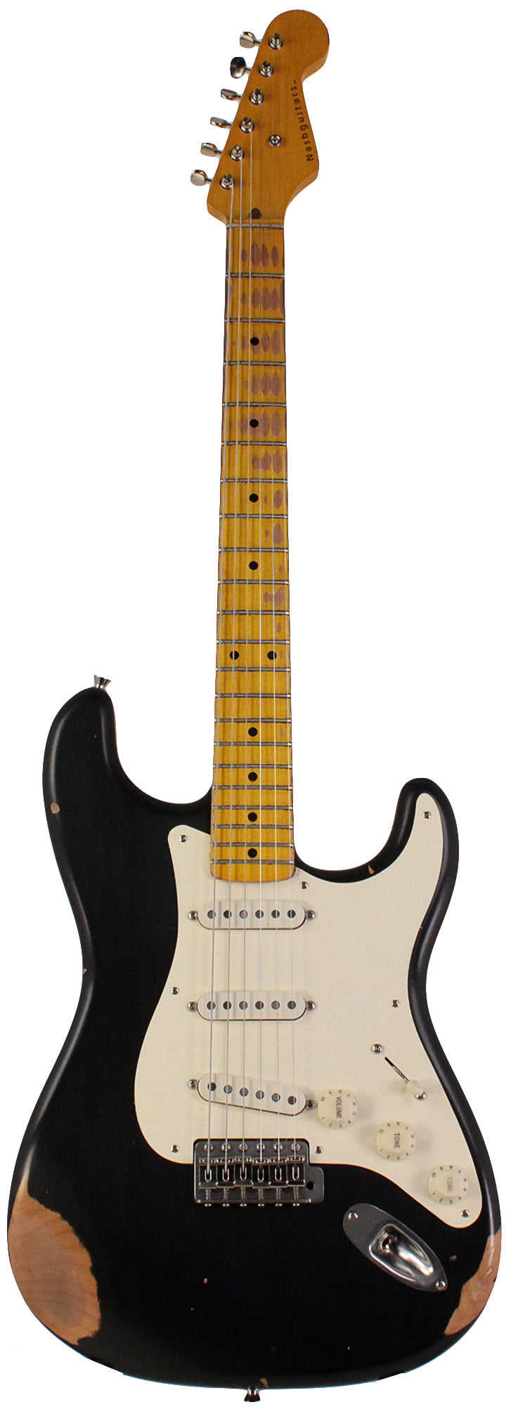 Nash S-57 Guitar, Black, Medium Aging - Vintage Inspired with Modern Features