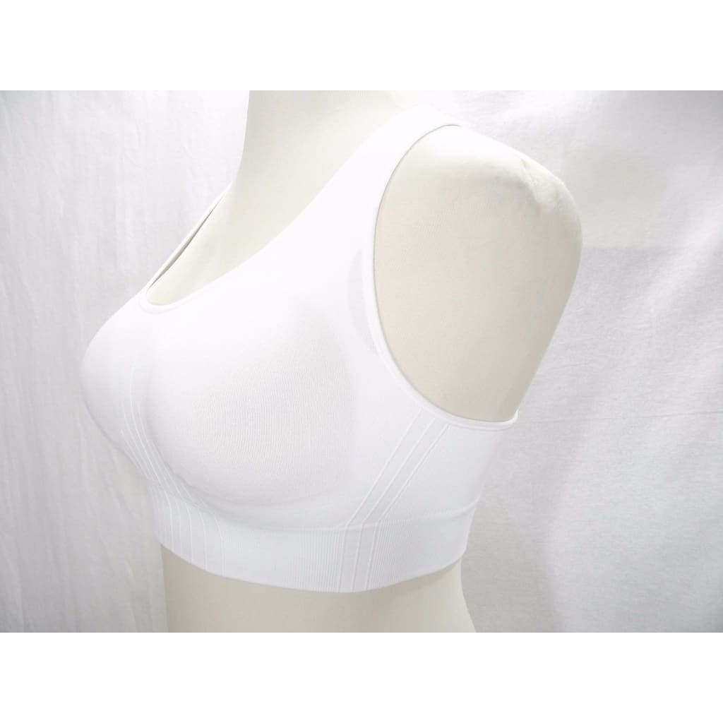 Champion N9169 Wire Free Racerback Sports Bra - Medium Support, Seamless Comfort