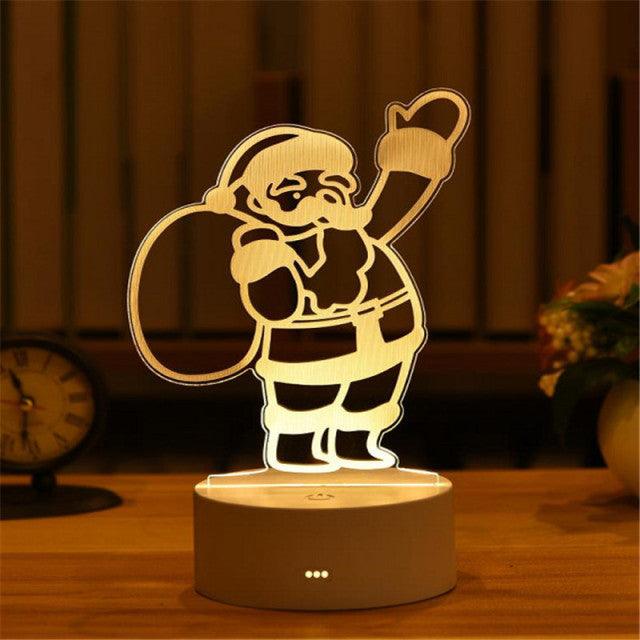 3D Love Lamp Acrylic Bear Rose LED Night Light for Valentine's Day, Christmas, and Party Decorations
