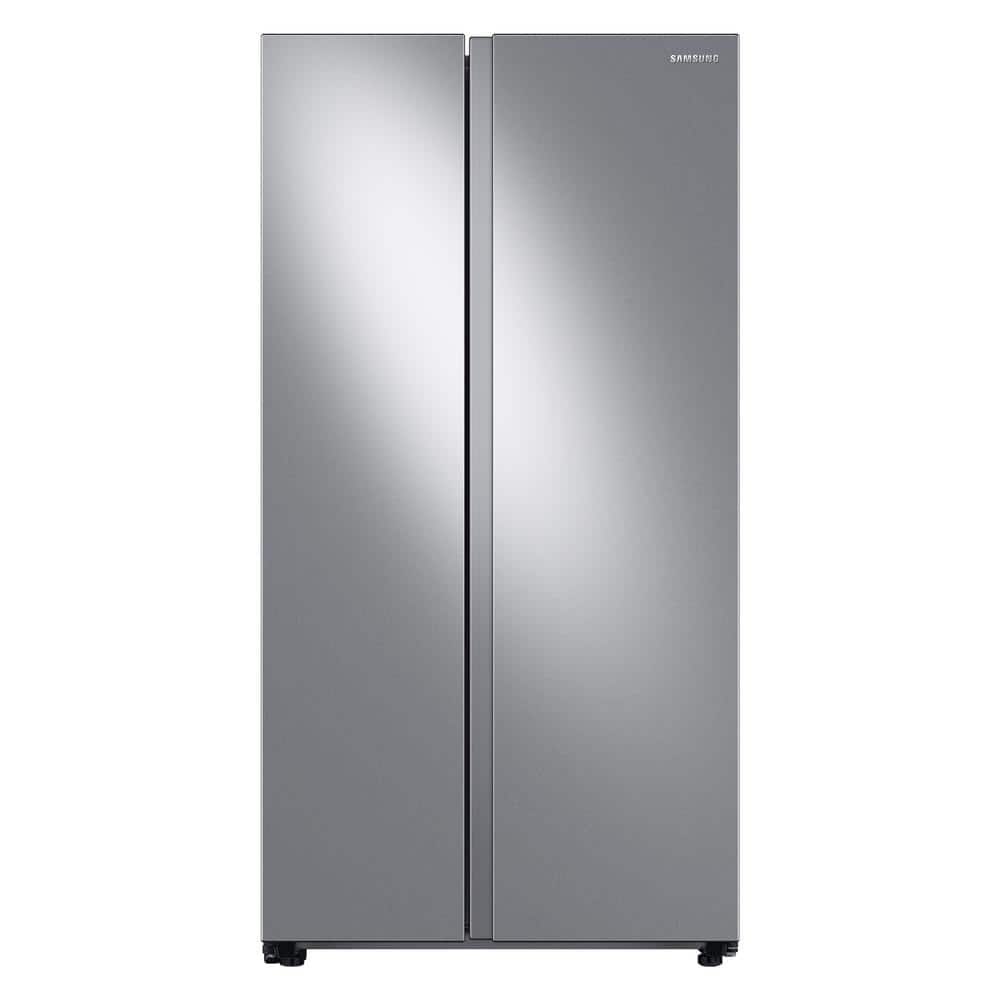 28Cuft Side-by-Side Refrigerator with Ice Maker in Stainless Steel