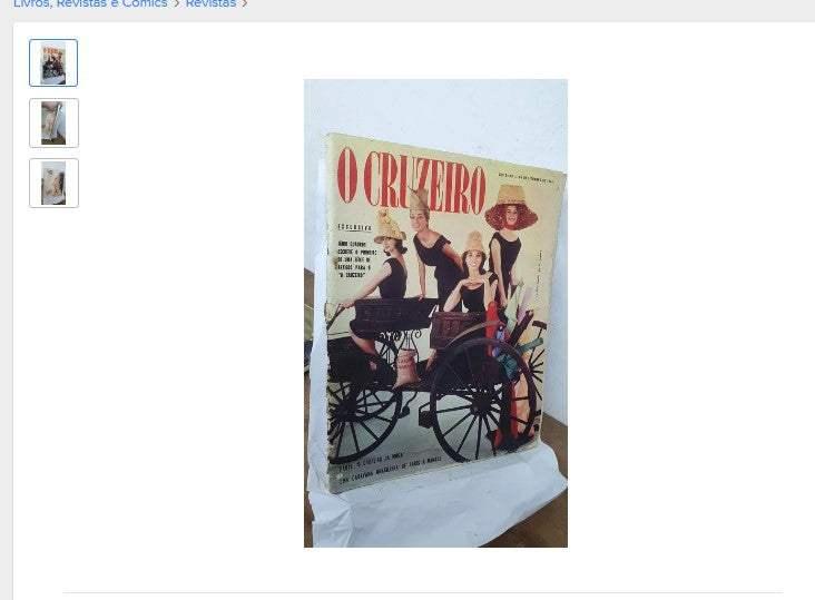 Personal Shopper | Buy from Brazil - O Cruzeiro magazines - 3 items (DDP)