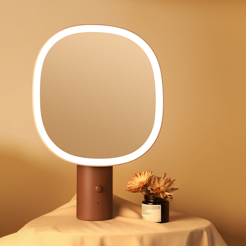 Rechargeable Long Battery Life Dimming Beauty Mirror with Adjustable Light