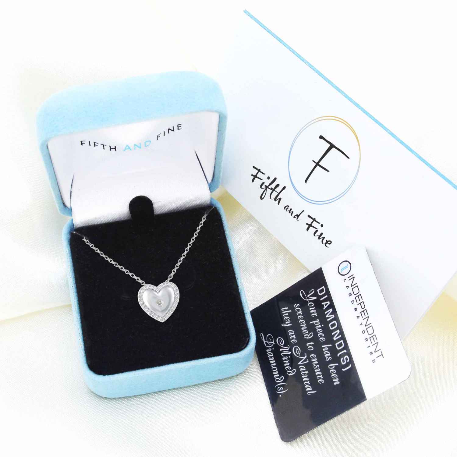 Set of 2: 3/8 CT TW Diamond Puff Halo Heart Pendant & Earrings in 925 Sterling Silver