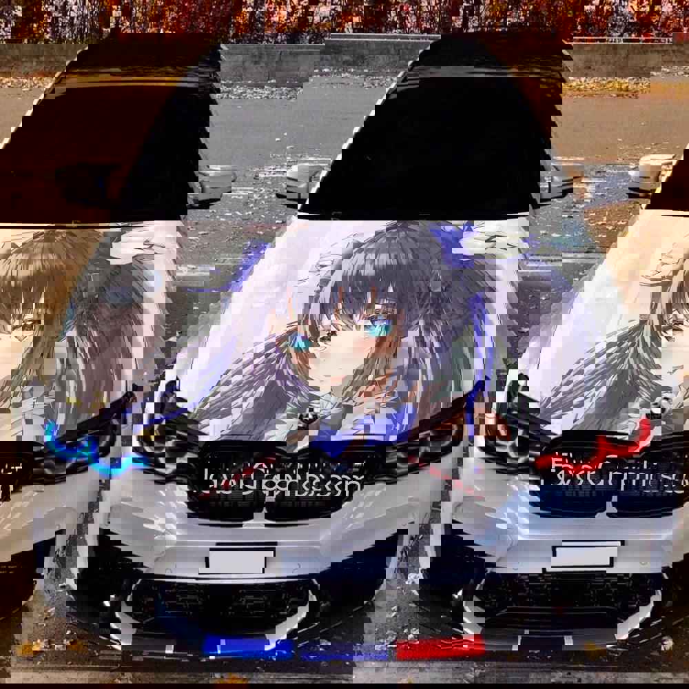 Hestia DanMachi Itasha Car Vinyl Hood Wrap Decal Sticker