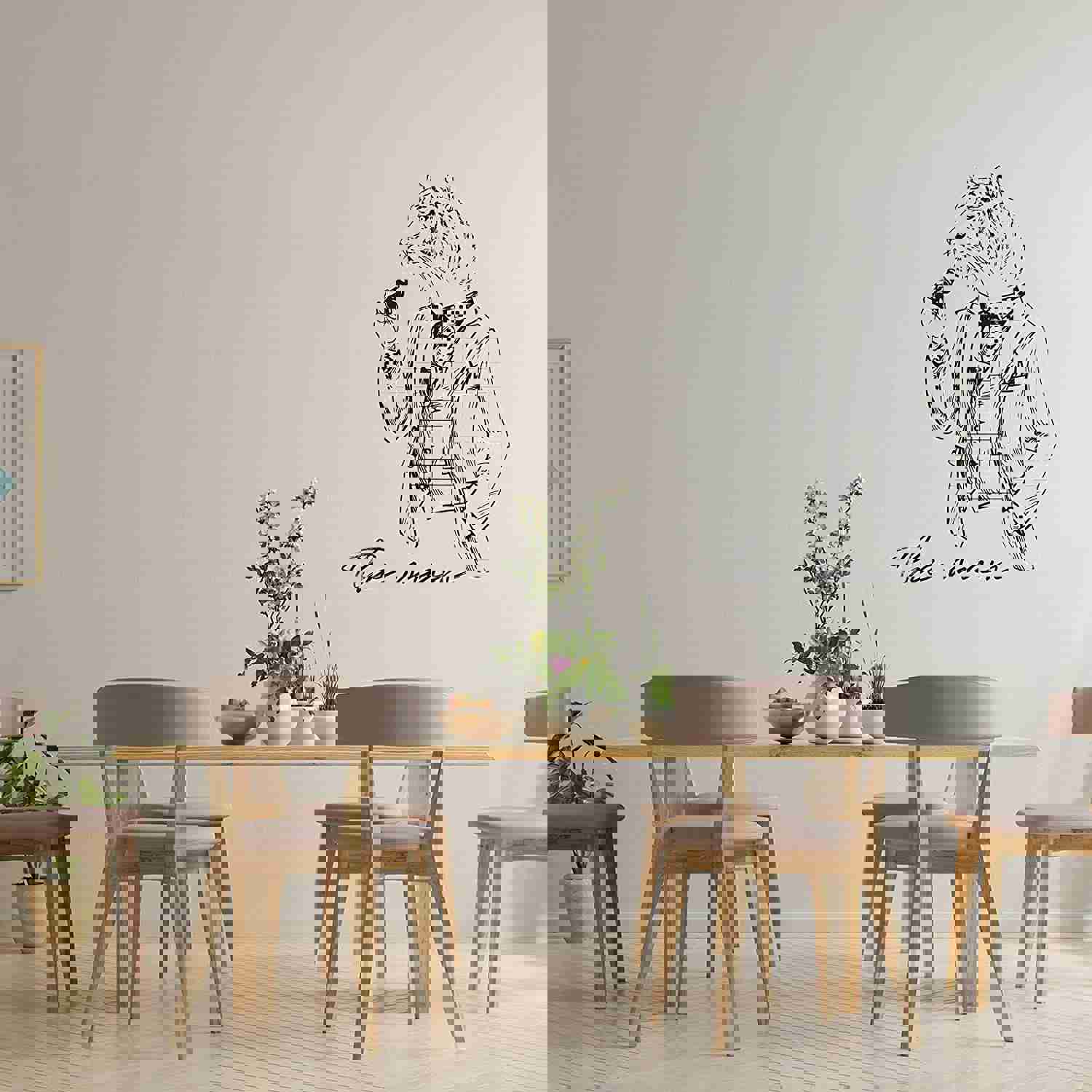 Animal Life Quote Vinyl Wall Sticker Decal - The Man Tiger Tigers Quote Animal Animals Life Quotes