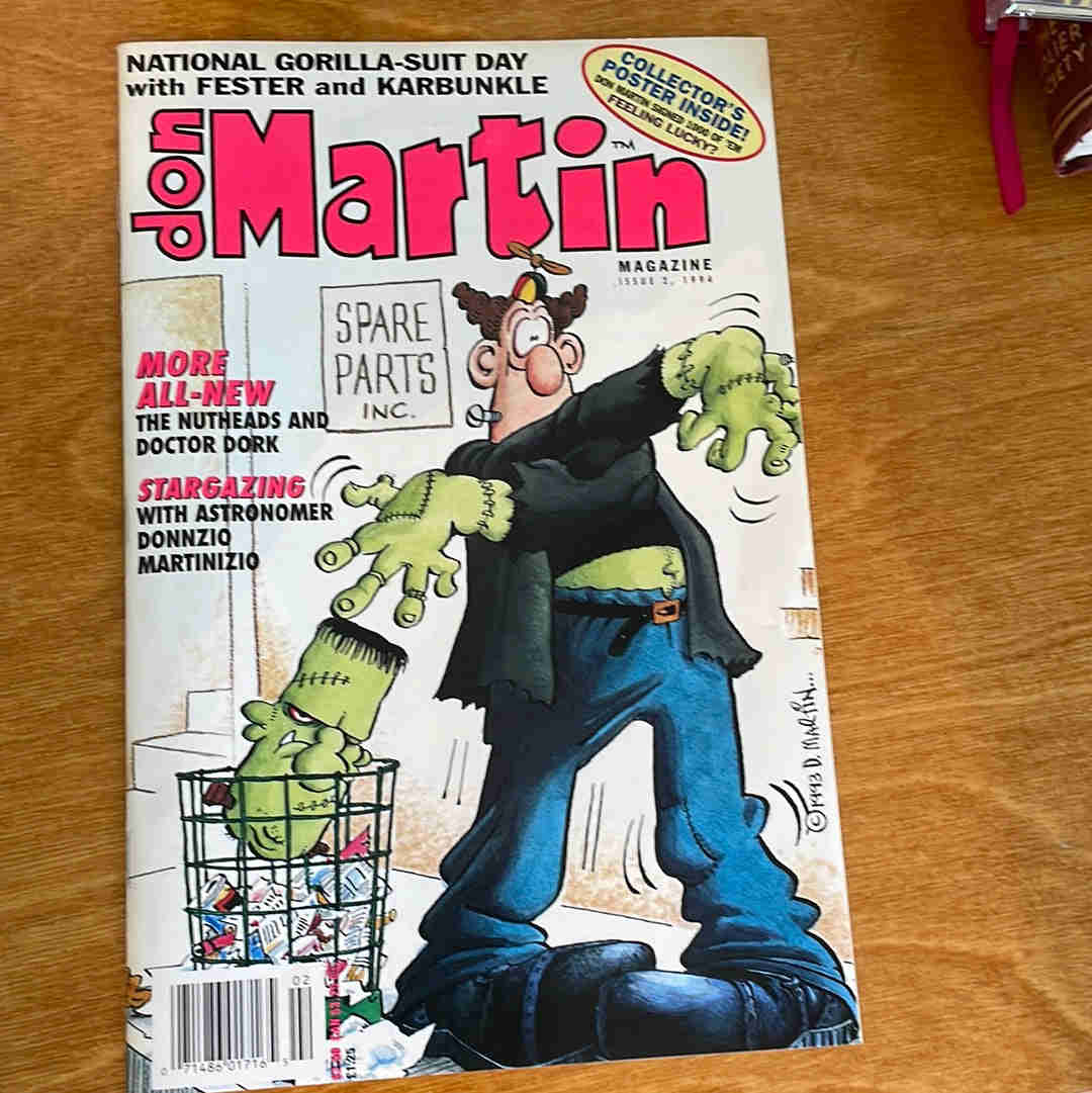 Don Martin Magazine Issue 2, 1994 - National Gorilla-Suit Day with Collectible Poster