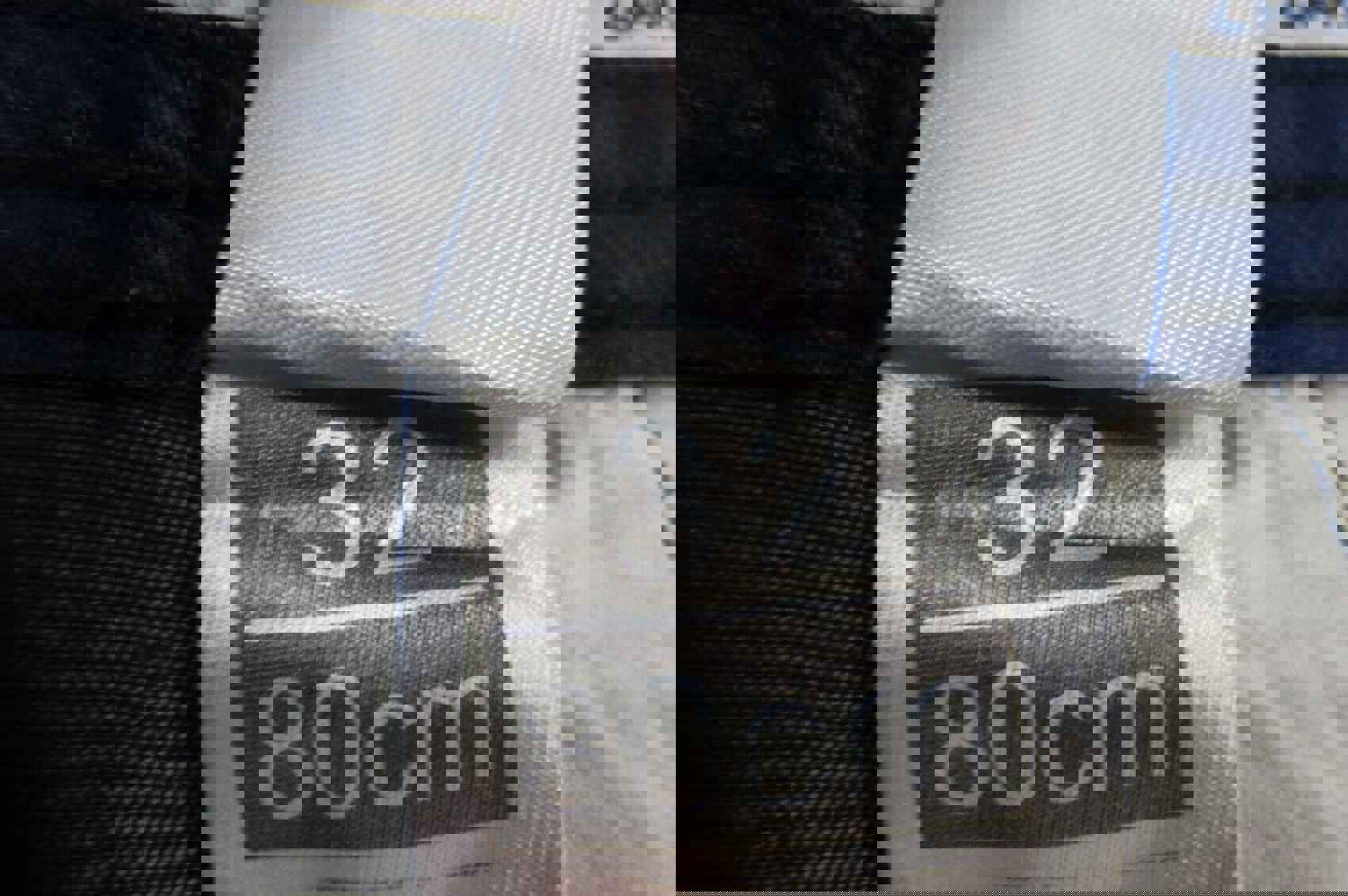 Zara Man Black Bermuda Shorts Size 32 with All Over Print and Slash Pockets