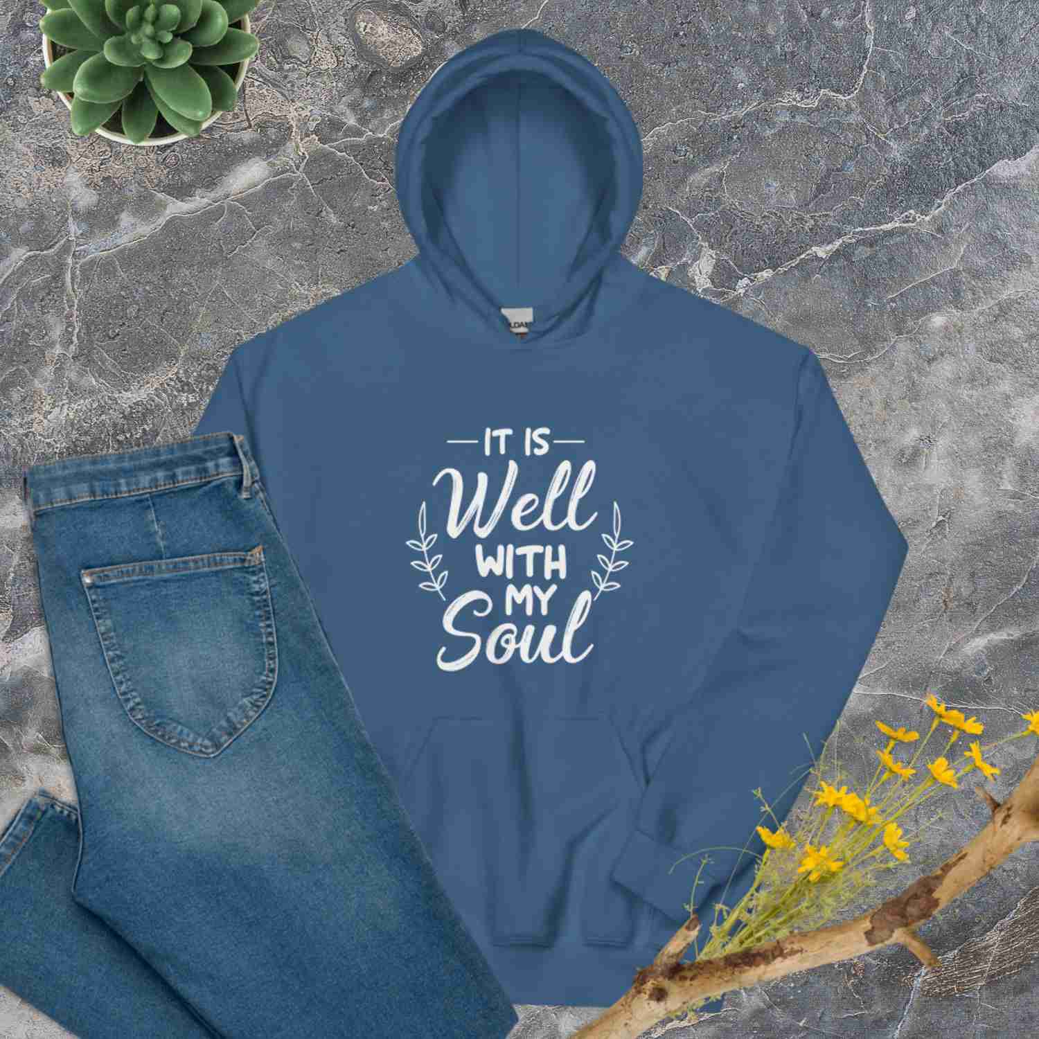 F&H Christian It Is Well With My Soul Women's Hoodie - Soft & Stylish