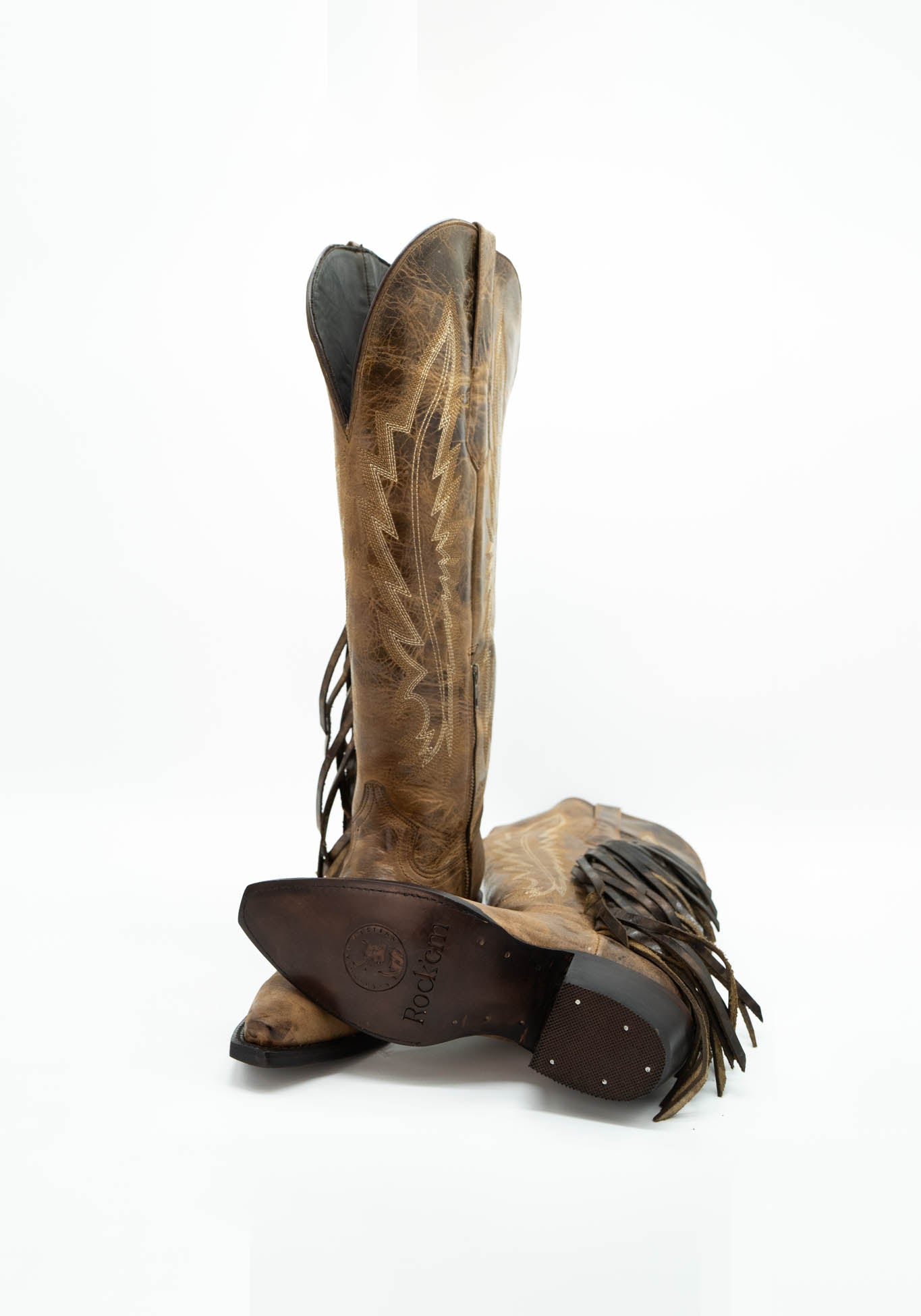 Brandy Borrego Barbas Wide Calf Friendly Tall Cowgirl Boot