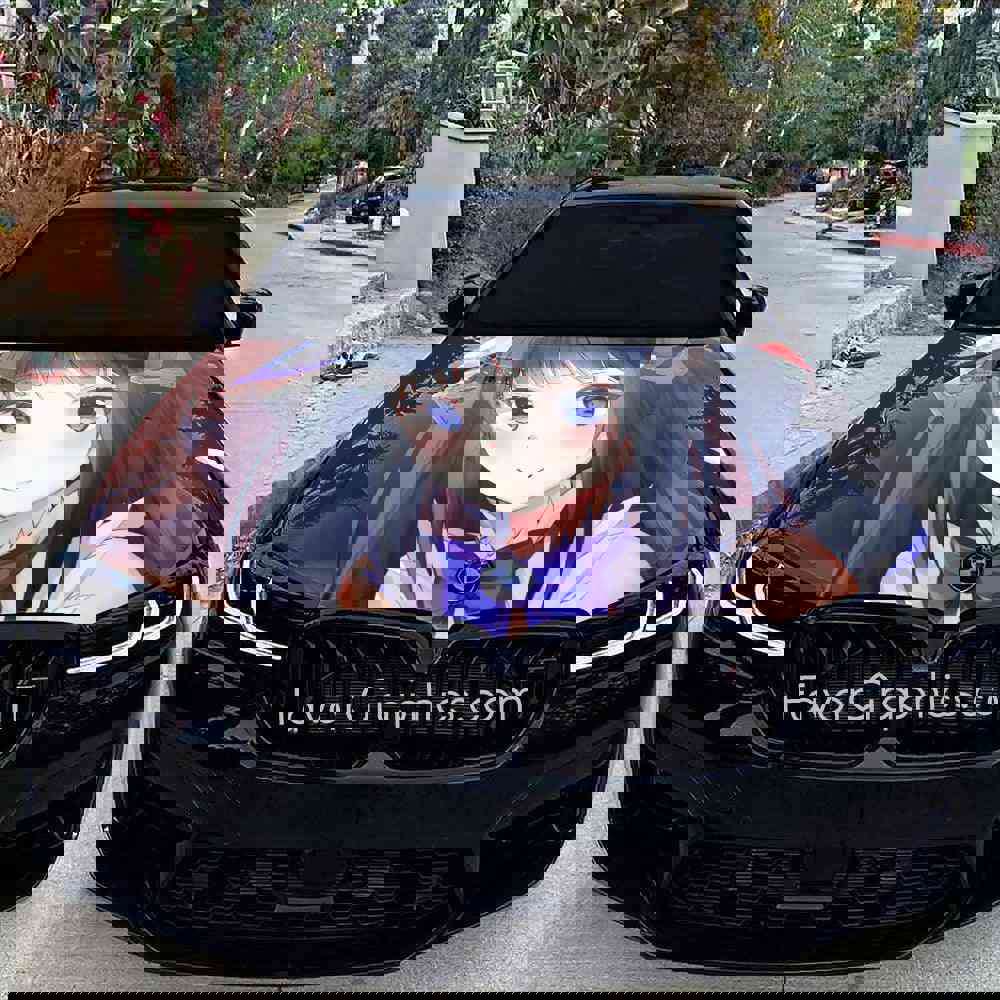 Hestia DanMachi Itasha Car Vinyl Hood Wrap Decal Sticker