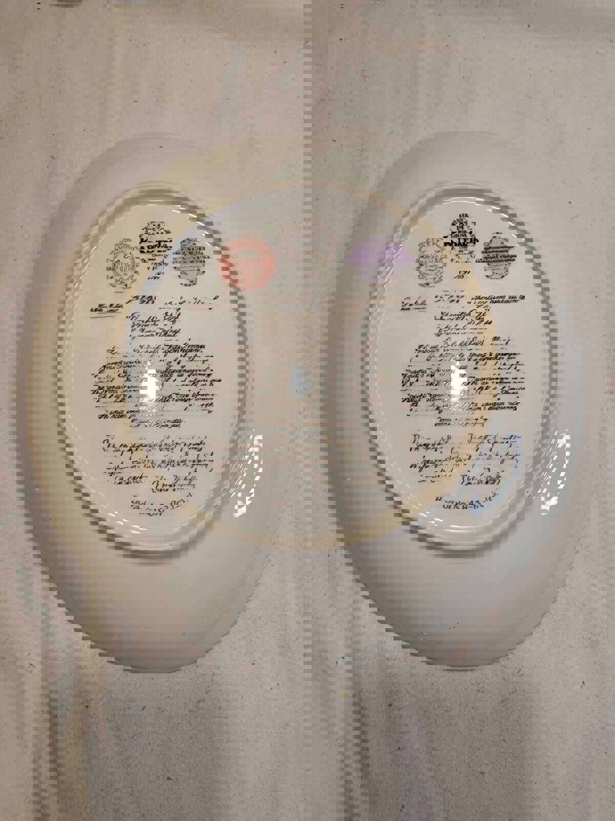 Vintage Knowles Norman Rockwell Limited Edition Grandpas Gift Porcelain Plate