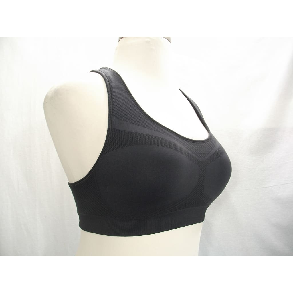 Champion 2900 Freedom Seamless Wire Free Sports Bra - Asphalt Gray