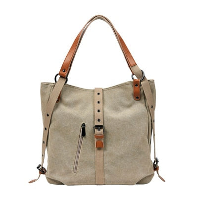 DIDABEAR Canvas Tote Bag for Women - Large Capacity Casual Shoulder Bag