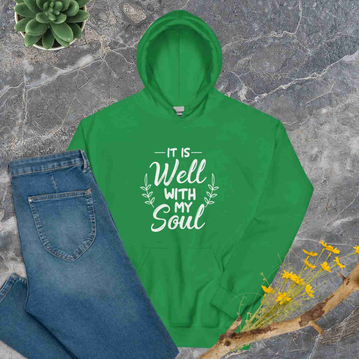 F&H Christian It Is Well With My Soul Women's Hoodie - Soft & Stylish