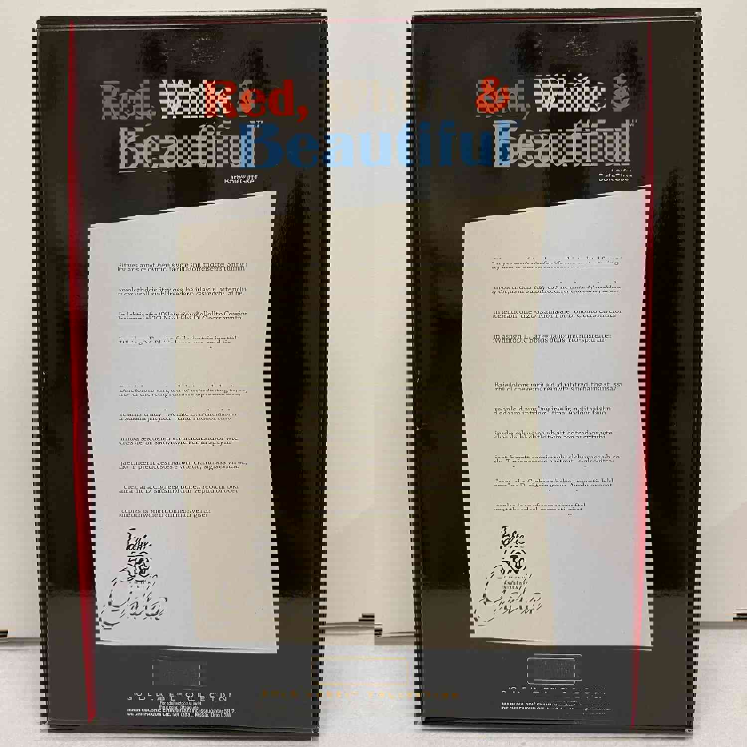 Barbie 2009 Convention Red, White And Beautiful Barbie Gift Set 50th Anniversary