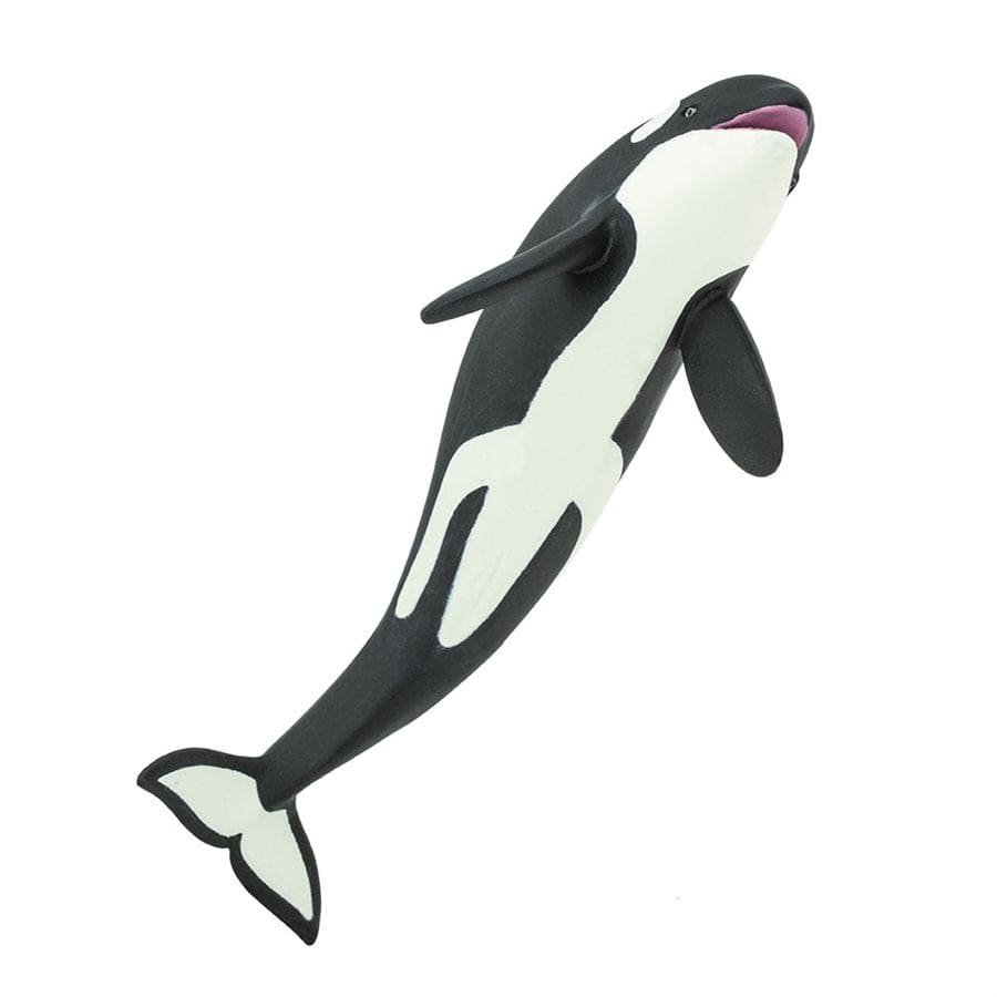 Killer Whale Toy - Hand-Painted Orca Model