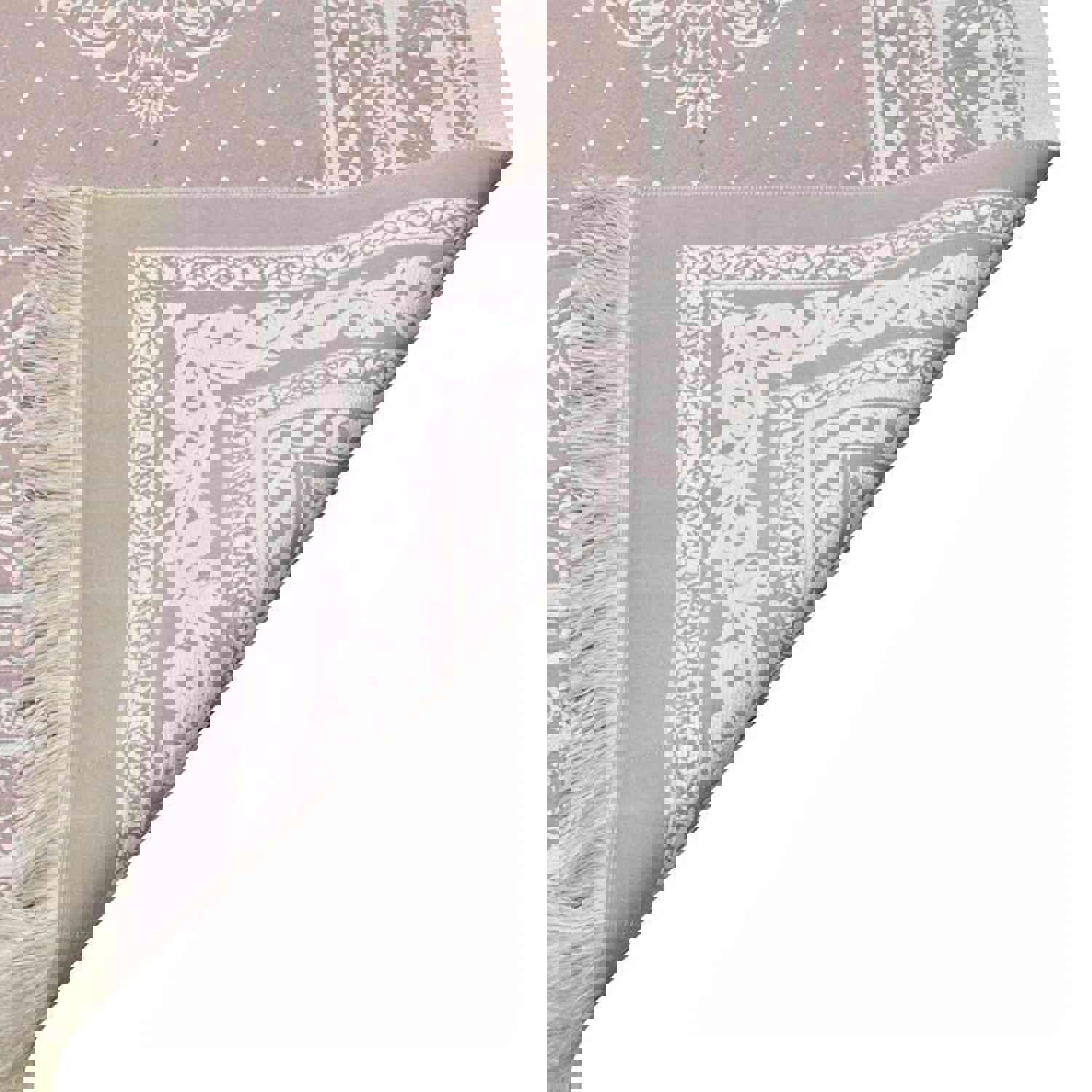 Luxury Cotton Pink Prayer Mat - Elegant Gift for Weddings, Anniversaries, and Special Occasions