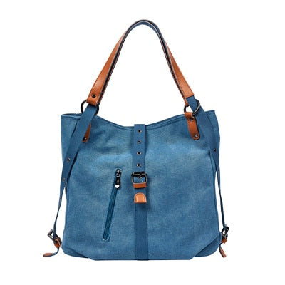 DIDABEAR Canvas Tote Bag for Women - Large Capacity Casual Shoulder Bag
