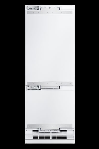 Hallman 30 Built-In Refrigerator with Interior Filtered Water Dispenser and Bottom Freezer