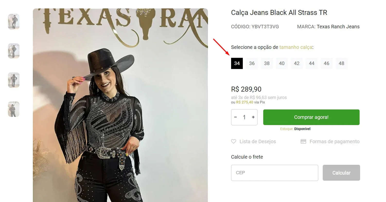 Personal Shopper | Buy from Brazil - Black All Strass TR Jeans - Size 34 (DDP)