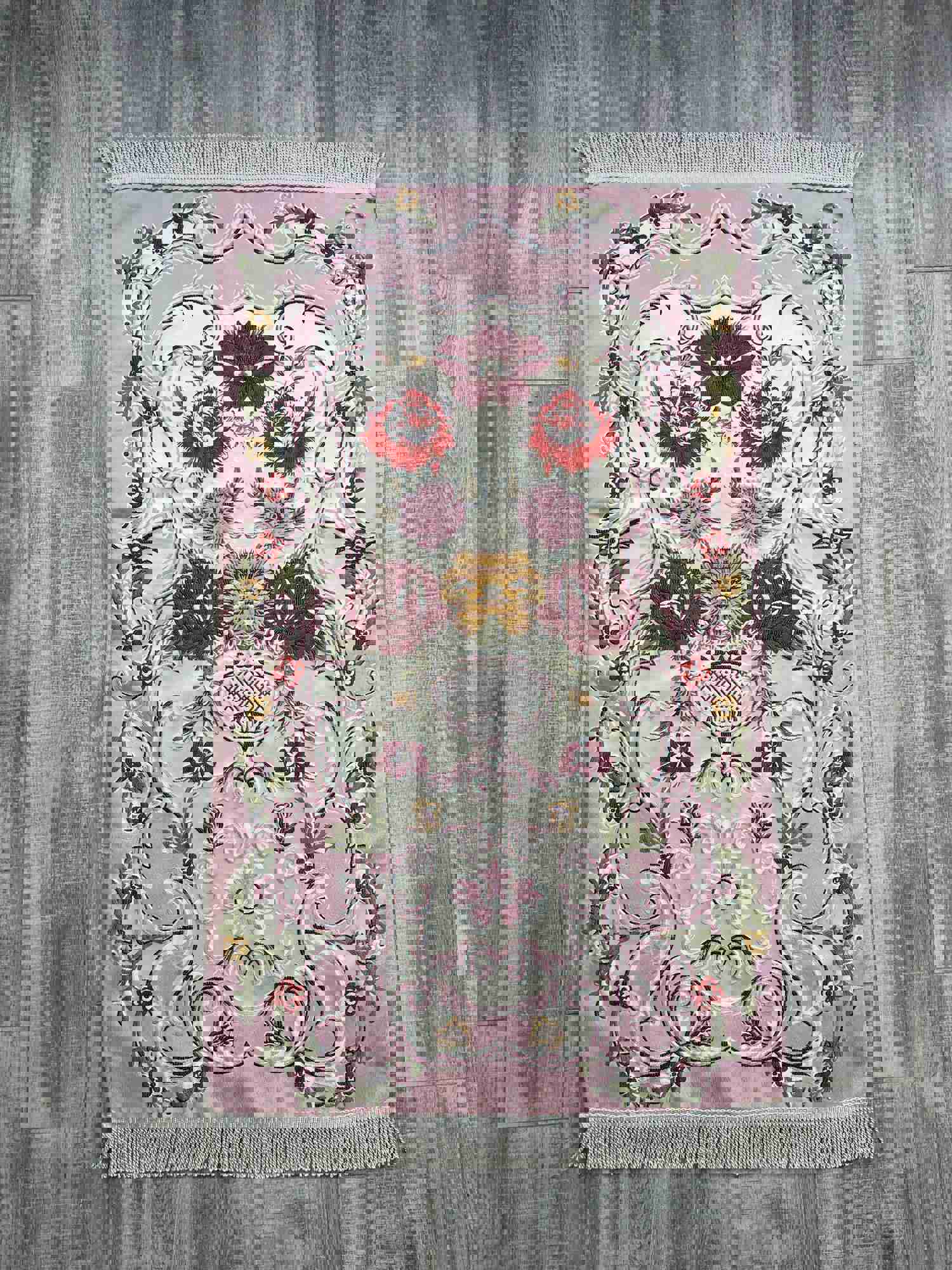 Roses Prayer Mat with Tasbeeh - Premium Wedding and Islamic Gift