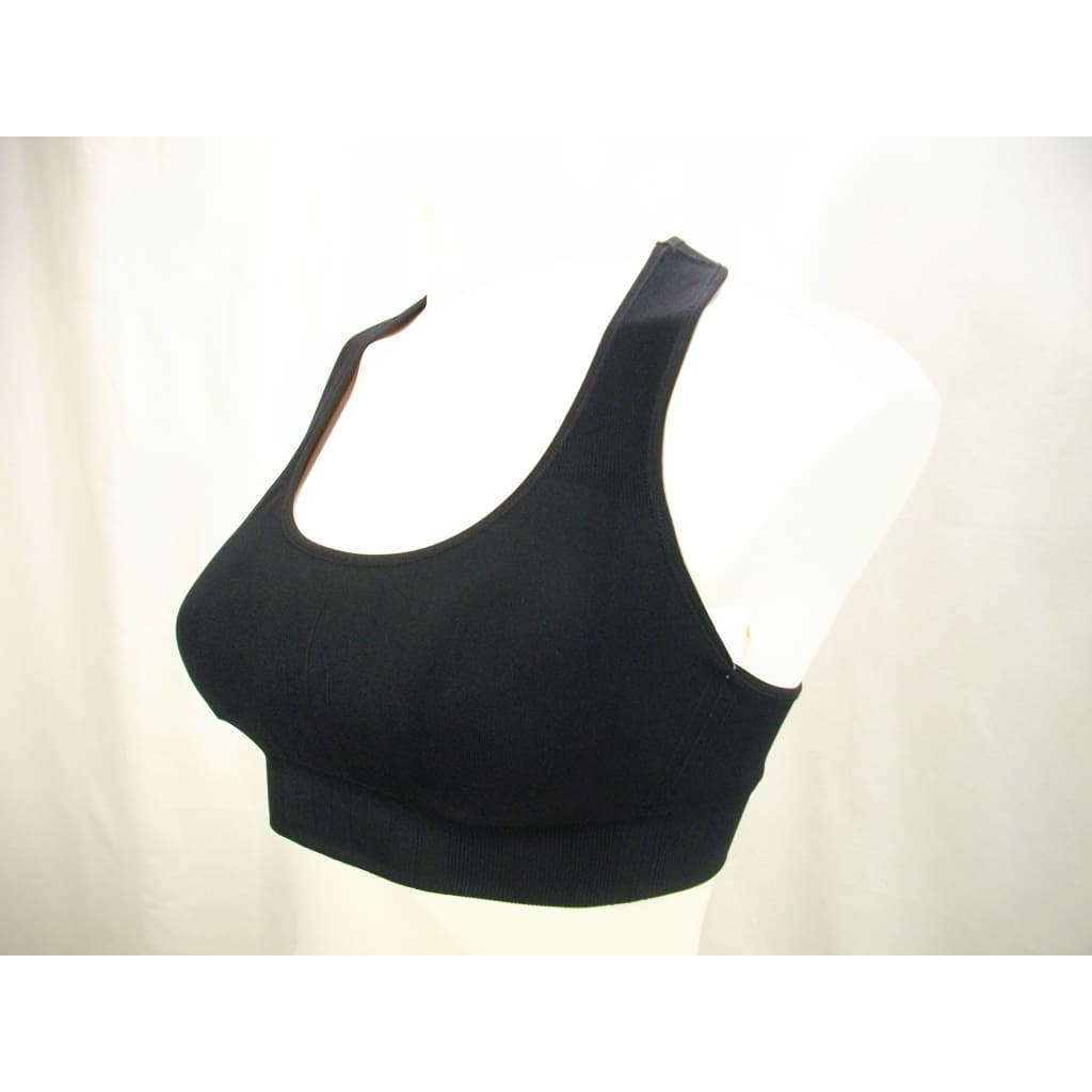 Champion N9169 Wire Free Racerback Sports Bra - XS Black