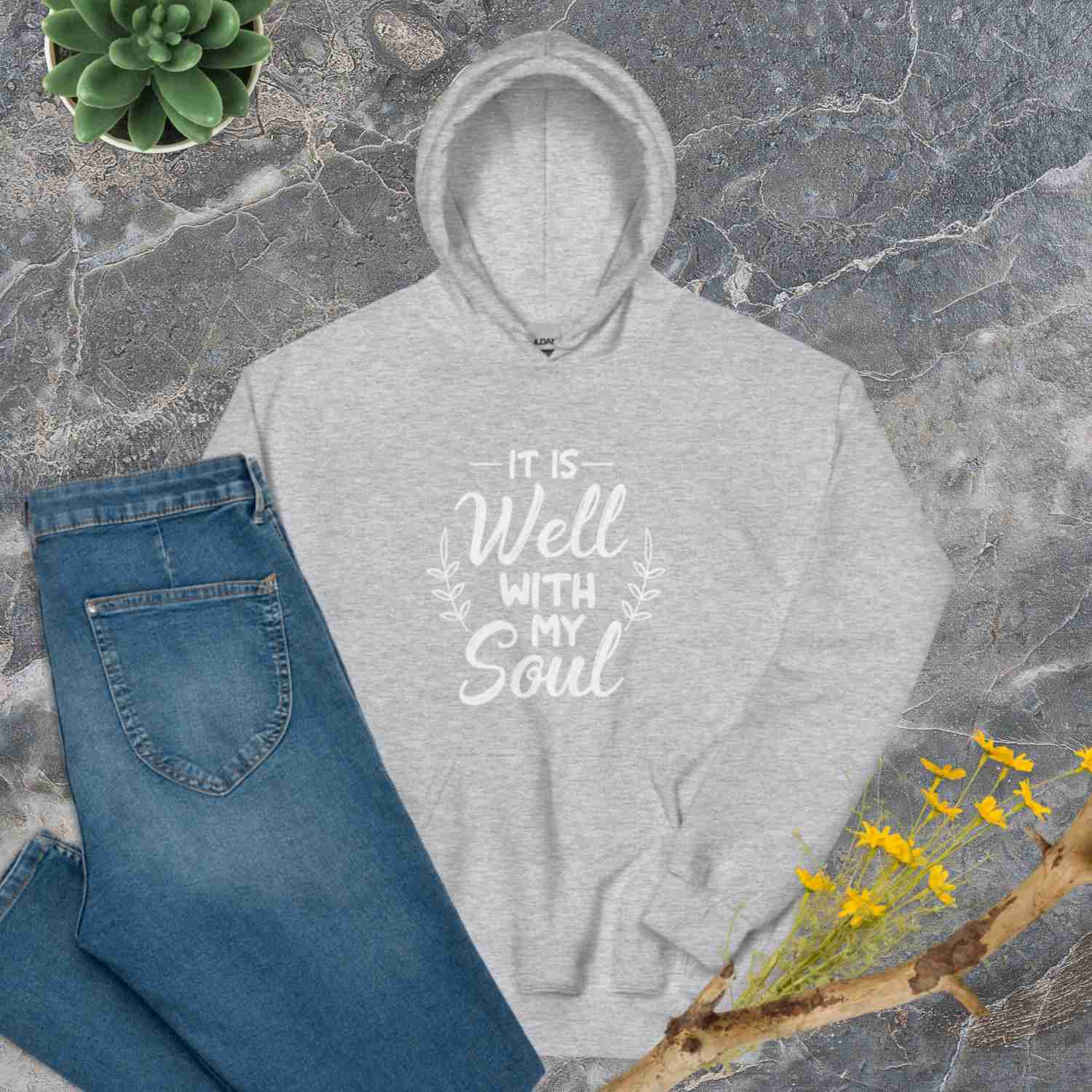 F&H Christian It Is Well With My Soul Women's Hoodie - Soft & Stylish